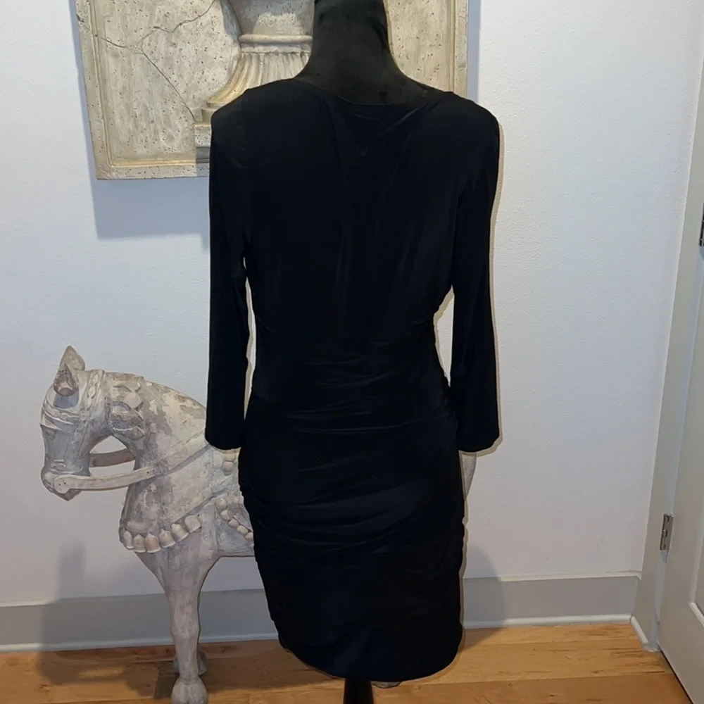Bisou Bisou black‎ bodicon dress Sz 12